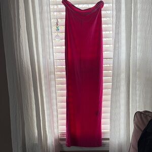 Women's Midi Tube Dress in Fuchsia